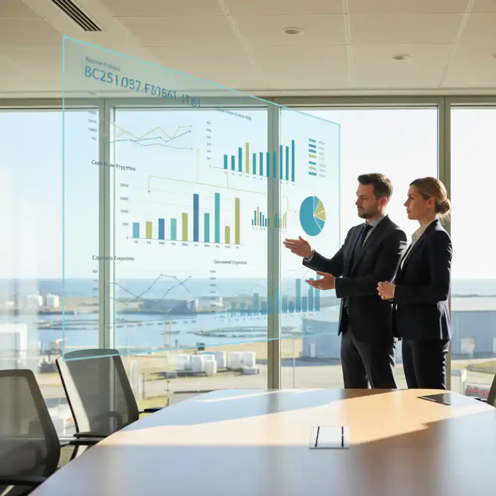 Financial modeling chart for RAS facility